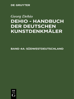 cover image of Südwestdeutschland